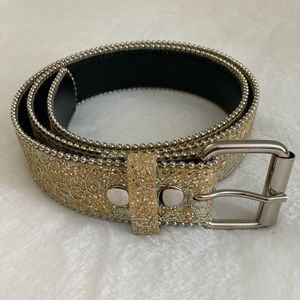 Tilt western style size large gold belt